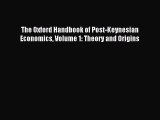 [PDF] The Oxford Handbook of Post-Keynesian Economics Volume 1: Theory and Origins Read Online