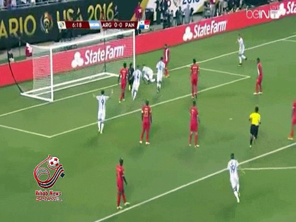اهداف مباراة ( الأرجنتين 5-0 بنما ) كوبا أمريكا