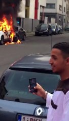 Deux voitures de police incendiées à Molenbeek
