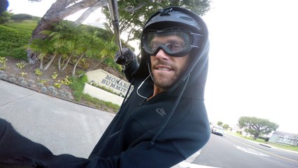 Downhill Skateboarding Selfie Style