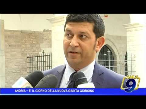 Andria | E' il giorno della nuova giunta di Giorgino