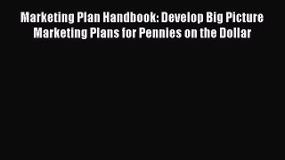 Read Book Marketing Plan Handbook: Develop Big Picture Marketing Plans for Pennies on the Dollar