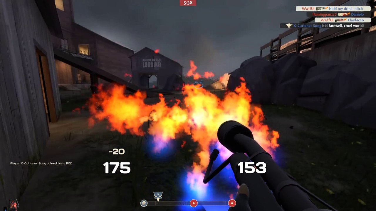 The Cliff  TF2 [Live Commentary] Default Pyro Gameplay