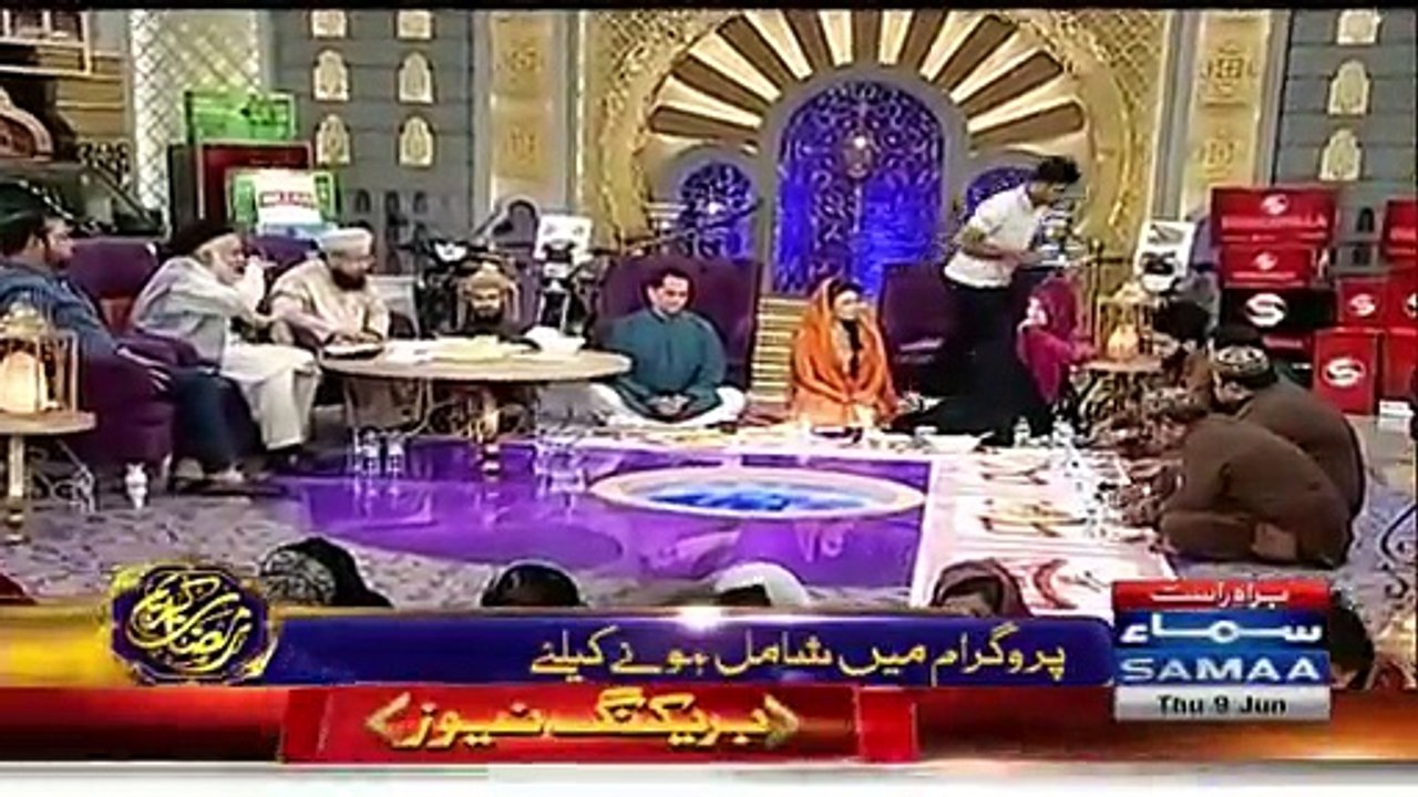 Huge mistake by Tayyaba Khanam which were censored by PEMRA during the live transmission.