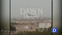 Exclusive Video of Shaheen Airways planes emergency landing at Karachi airport after tyres burst