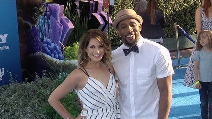 Allison Folker & Stephen Boss "Finding Dory" Premiere Blue Carpet