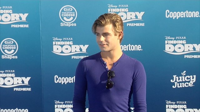 Garrett Clayton Finding Dory Premiere Blue Carpet