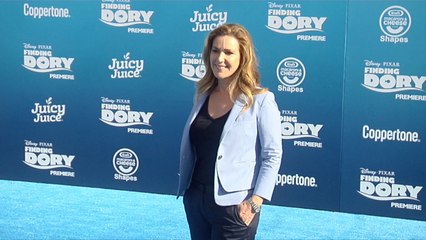 Peri Gilpin "Finding Dory" Premiere Blue Carpet