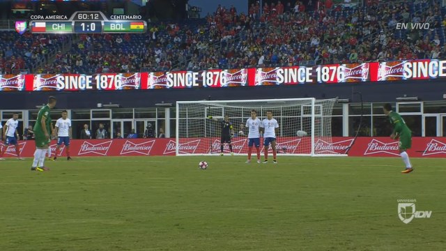 Un coup-franc hallucinant lors de Chili-Bolivie !