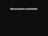 PDF Microeconomics and Behavior [Read] Online