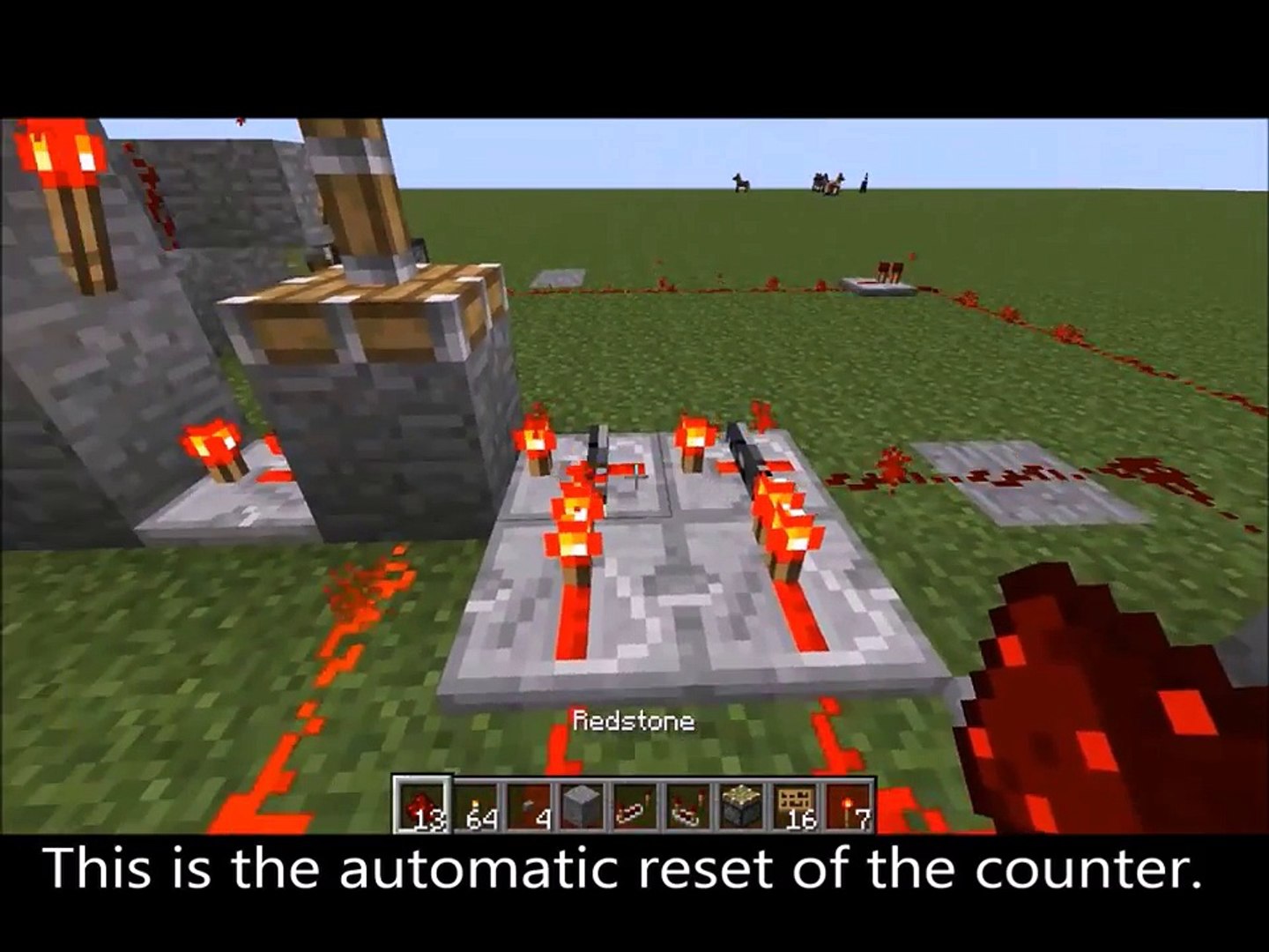 Minecraft Redstone Inventions 2 Step Memories Piston Door Video
