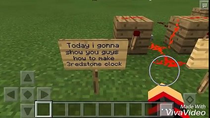3 Redstone Clock In Minecraft Pe Video Dailymotion