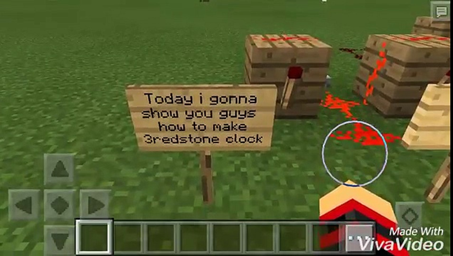 10 Redstone clock in Minecraft pe