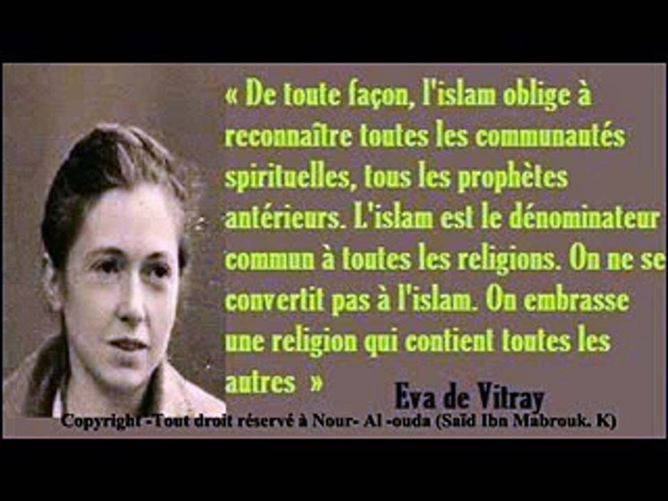 Eva de Vitray-Meyerovitch .