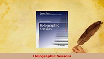 Read  Holographic Sensors Ebook Free