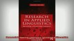 EBOOK ONLINE  Research in Applied Linguistics Becoming a Discerning Consumer  DOWNLOAD ONLINE