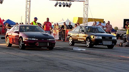 Eagle Talon 400 HP Vs. Audi 80 Quattro Turbo [Full HD]