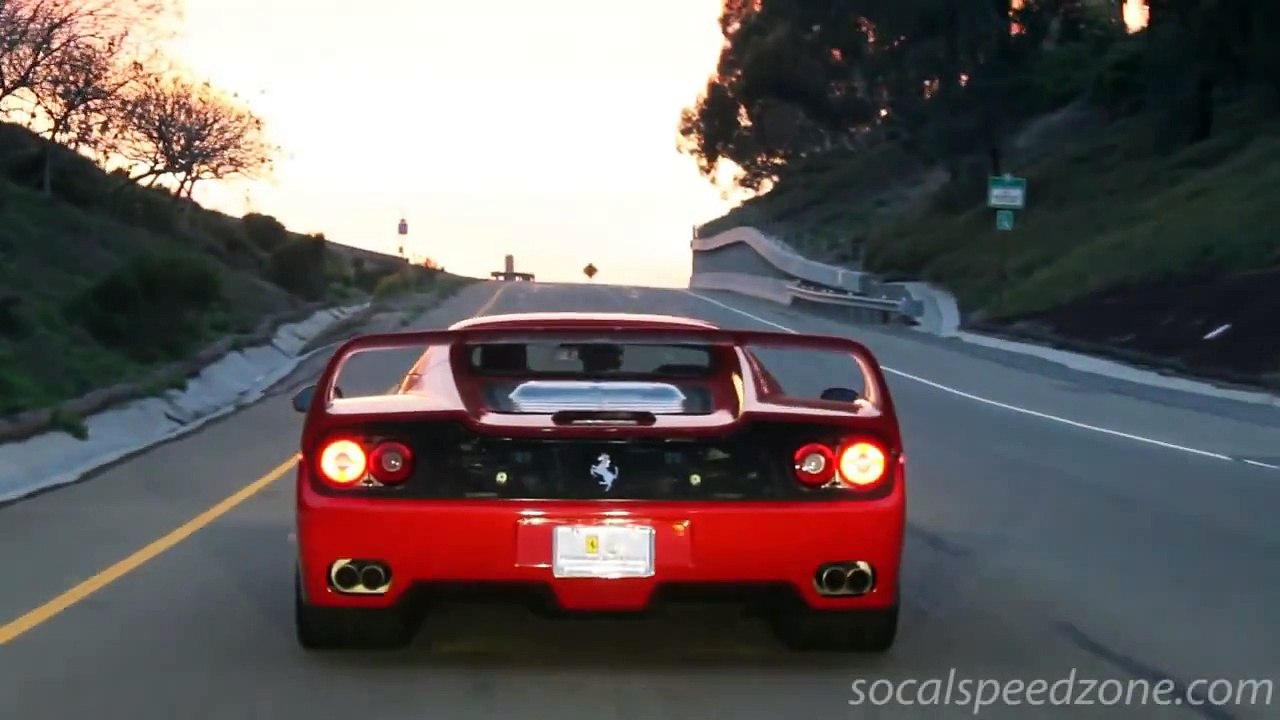 Ferrari F-50 Shooting Flames