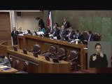 La intervención del diputado Urrutia en el Congreso. (Cámara TV)