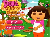 Dora the Explorer working as a sales woman at the stand   Called Dora La Exploradora en Espagnol