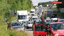 Guingamp. Opération escargot sur la RN12 vers Saint-Brieuc