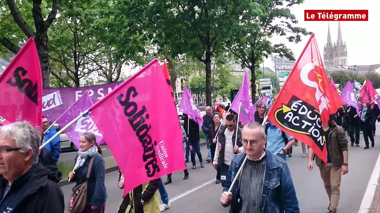 Loi Travail. Entre 300 et 350 manifestants à Quimper