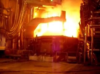 Electric Arc Furnace in Action
