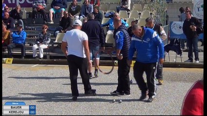 International à pétanque de Nyons : 16ème BAUER vs KERDJOU
