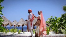 Priti and Kush Beach Wedding videography in Mayan Riviera, Mexico