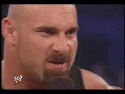 WWE - Goldberg mocks Triple H at RAW