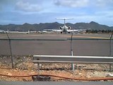 A Landing and a Take Off  at St Maarten 26 2 09. Great Fun. By Séamus Murray from Ireland.