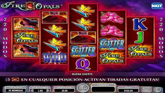 Fire Opals ilmainen kasino kolikkopeli IGT Video Esikatselu