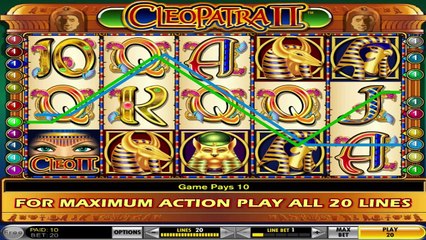 Cleopatra II ilmainen kasino kolikkopeli IGT Video Esikatselu