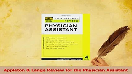 PDF  Appleton  Lange Review for the Physician Assistant  Read Online