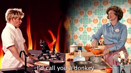 Gordon Ramsay vs Julia Child. Epic Rap Battles of History - Season 5