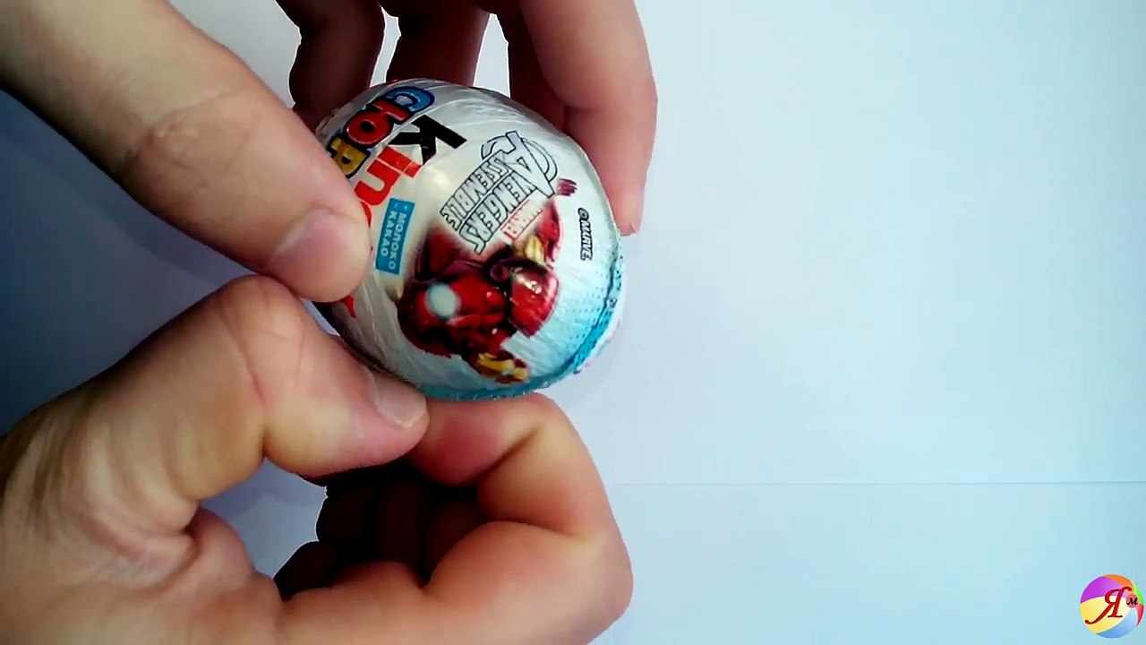 Яйца Киндер Сюрприз мстители - анбоксинг на Русском языке [Surprise Eggs unwrapping, unboxing #2]