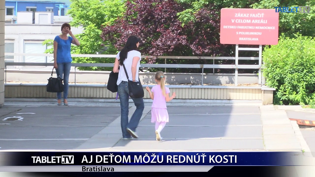 Slovenským deťom rednú kosti, hoci ochorenie postihuje najmä starších  