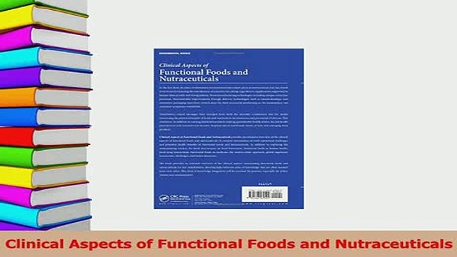 Download Clinical Aspects of Functional Foods and Nutraceuticals EBook