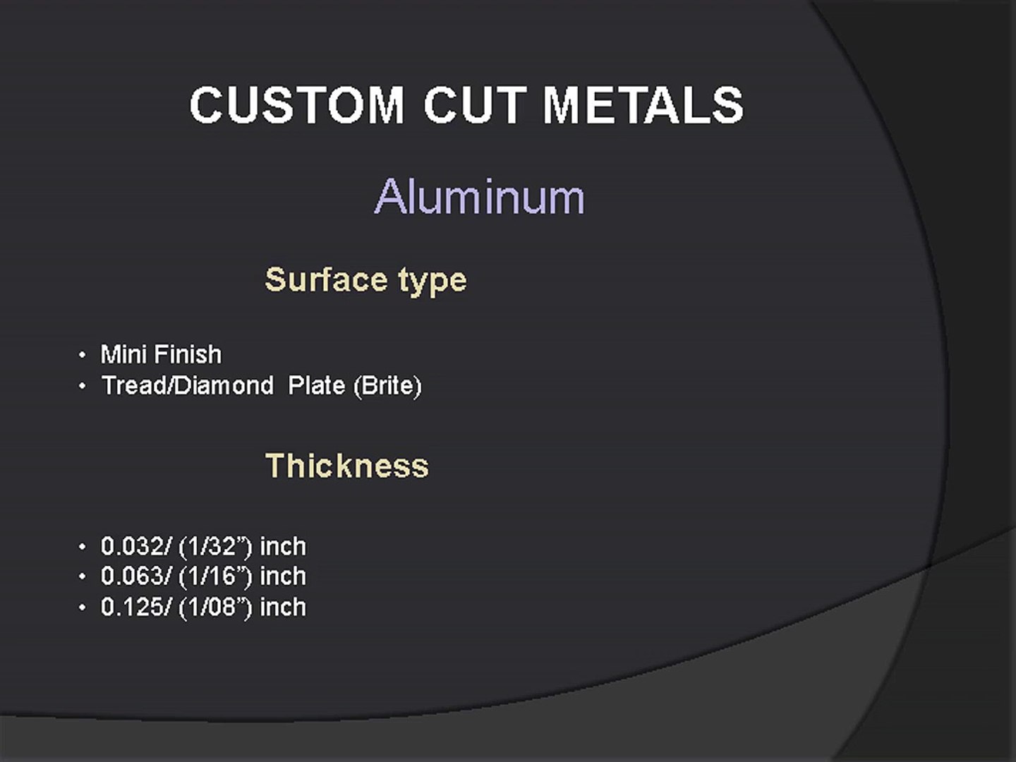 ⁣Shop Online Custom Cut Metals Sheet & Metal Product