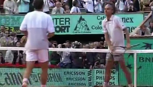2001 : Le cœur de Gustavo Kuerten à Roland Garros