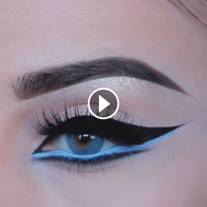 Easy tutorial with blue liner , pleasure watching dears