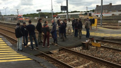 Loi travail : occupation de la gare de Plouaret