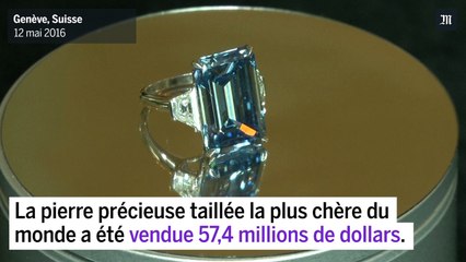 Le diamant bleu Oppenheimer est la pierre taillée la plus chère du monde