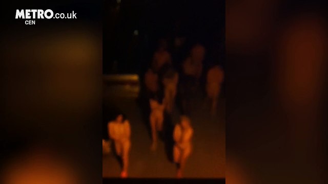 Police force prostitutes and their clients to walk through city centre naked