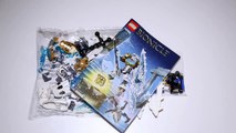Lego Bionicle 70788 Kopaka Master of Ice with 70782 Protector of Ice Lego Speed Build