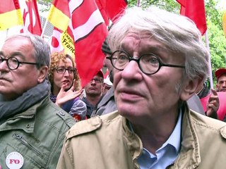 Loi travail: 14.000 manifestants à Paris selon la police, 100.000 selon la CGT