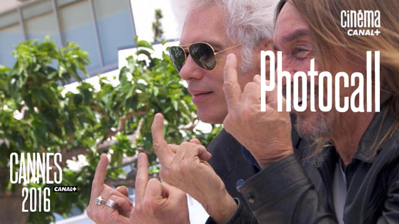 Iggy Pop ,Jim Jarmusch (Gimme Danger) - Photocall Officiel - Cannes 2016 - CANAL+