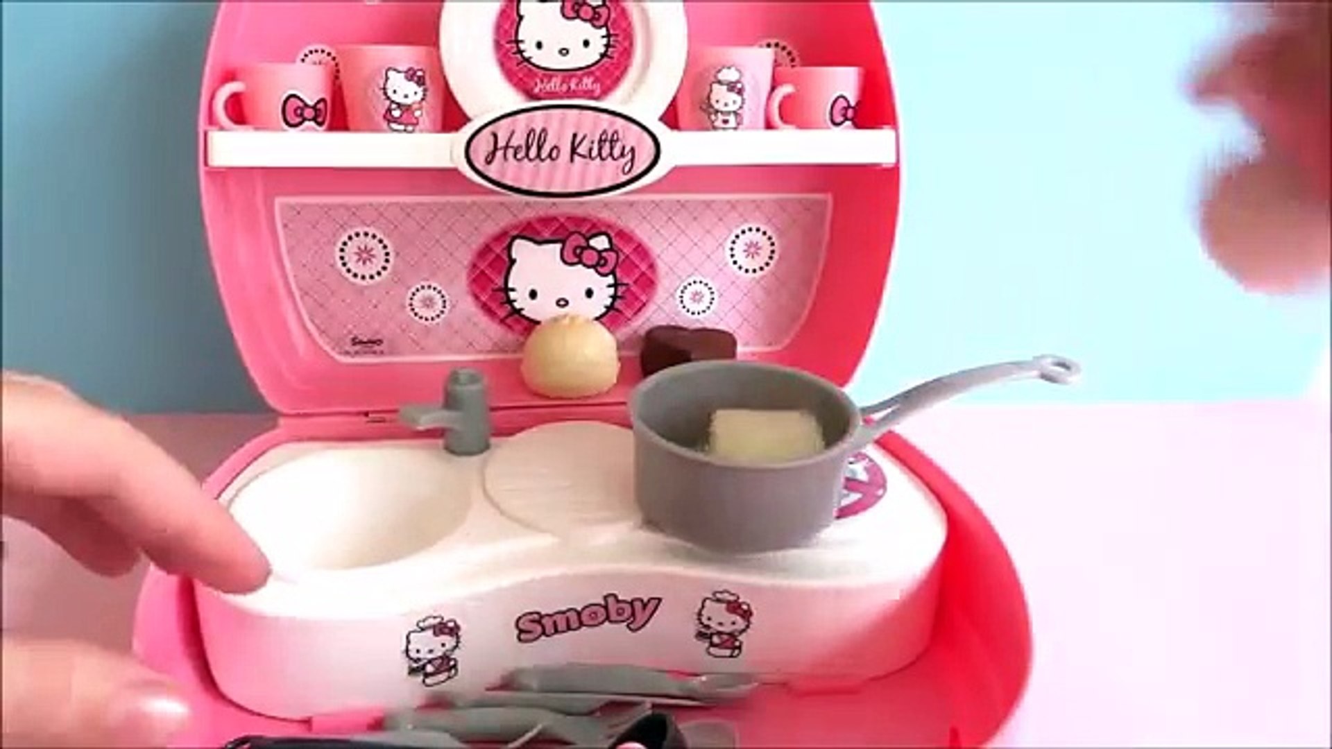 Hello Kitty Mini Kitchen Mini Cuisine Cooking Baking Playset with Hello  Kitty Plush - video Dailymotion