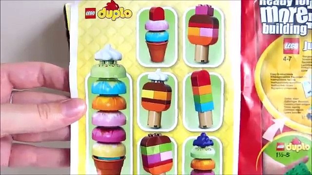 Lego Duplo Ice Cream Playset Unboxing Ice Cream Bar, Popsicle