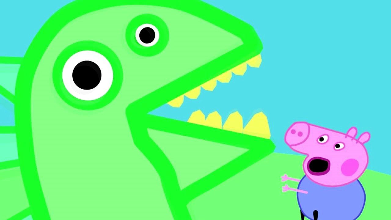 Peppa Pig - Dinosaur eats George  ( Link )
